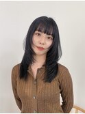 ロング顔まわりレイヤー~fumi