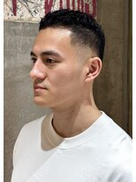 canvas. 川崎 men's メンズ/ハイトーン/ブリーチ フェードカット