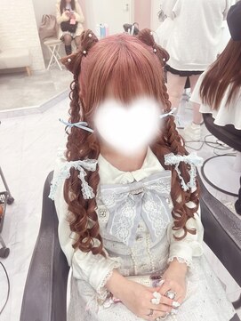 立体リボンハーフツイン