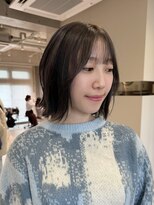 ヒイロ(hiilo.)&nbsp;【外ハネボブ人気No.1】レイヤーボブ×ナチュラルグレージュ