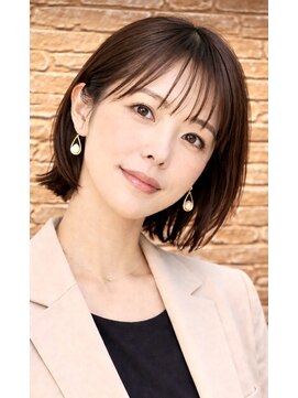 ヘアーメイク トレコローリ(hair make trecolori) 【trecplori 津田沼】スイングボブ