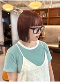 ぷつっとボブ×オレンジ