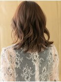 大人美人ドライパーマ小顔ミディアムウルフカットX浦和30代40代