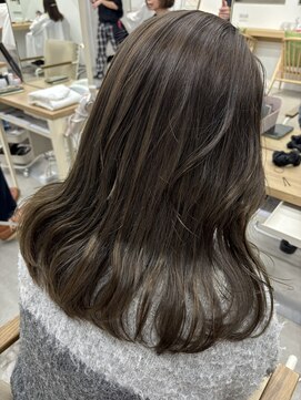 モリオフロムロンドン 大宮店(morio from London) オリーブグレージュ×ダブルカラー履歴あり 「村田」