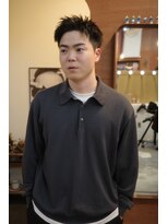 エディ(Edy)&nbsp;メンズスパイキーショート刈り上げジェットモヒカン眉毛カット