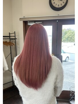 ヘアーショップ オズ(hair shop oz) peach pink