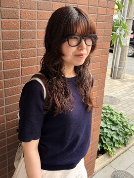 ヒントステーション(HINTSTATION) 〈浅草美容室〉ロングレイヤー×ニュアンスパーマ