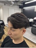 毛流れセンターパート