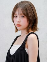 オーブヘアー ハル 佐野店(AUBE HAIR hal)&nbsp;20代・30代_切りっぱなしボブ_外ハネヘア