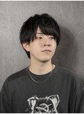 マッシュウルフ＆ラウンドマッシュ＆ソフトツイストパーマ＆黒髪