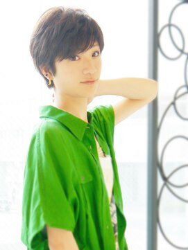 ヘア ジュレ ドゥ(hair jurer deux) 【jurer☆松田】 バングの透け感な☆爽やかベリーショート