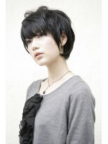 ジェンティーレ ヘアデザイン(Gentile Hair Design) シックで大人の雰囲気！黒髪ショートボブ！