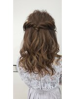 ヘアプラザ アーベン(HAIR PLAZA AERBEN) パーティーハーフアップ