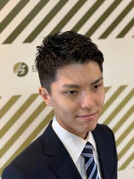 バーバーバー ナカノ(BARBER BAR NAKANO) 20代メンズ　ビジネスパーマスタイル