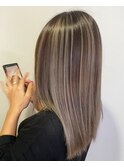 back comb balayage