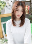 ■センターパート大人ガーリー小顔ミディ112★浦和20代30代40代