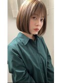 大人カジュアル　リノ吉祥寺　小顔ボブ