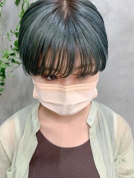 テトヘアー(teto hair) ターコイズ、オリーブカラー、グリーンアッシュ、モスグリーン