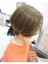 ヘアテリア リュウ 大塚(hair teria ryu) ブリーチ無し明るめマットベージュショート