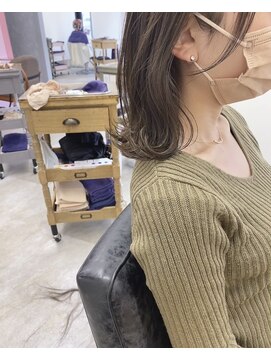 ガーランドウメダ(Garland umeda) アディクシーカラー ーオリーブベージュ_0006817