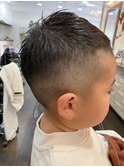 キッズカット×フェードソフモヒ