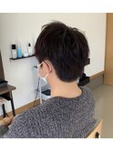 自然な刈り上げショート