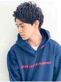 『ニュアンスカール+メンズショート』【新宿/20代/30代/40代】