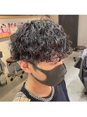 波巻きパーマ×波巻きスパイラル×波巻き