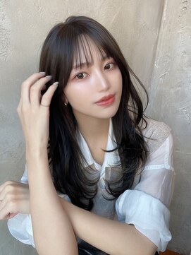 アフロート ルヴア(AFLOAT RUVUA) 20代30代大人かわいいセミロングヘア★ブランジュ