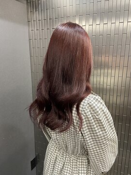 ボアップ(boappu) #レッドカラー#ロングヘア#トリートメント#ブリーチなし