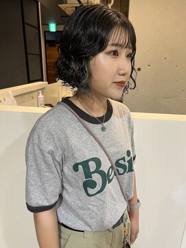 ライリー(riley) ボブ×パーマ