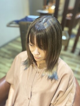 ヘアー キューブ フィール 都町店(hair cube feel) 裾カラー