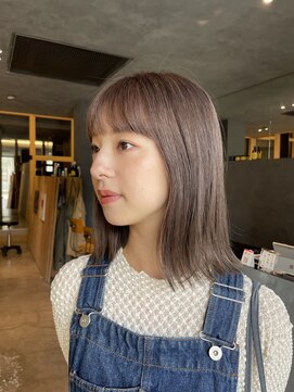 ソソ 与野(So/So) ロブ/ミルクティーベージュ/ラベンダーカラー