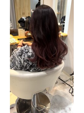 クレア 岡崎南店(CREA) グラデーションカラー♪ボルドー