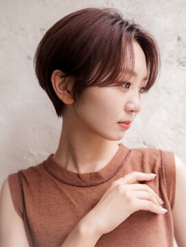 カライング(ing) 大人ショートボブ丸みショートカットマッシュショート前髪あり