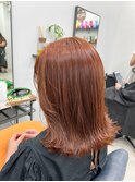 アプリコットオレンジ×さらつやロブ