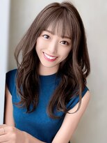 レイリー 原宿 表参道(Rayreee)&nbsp;ふんわりゆるパーマ小顔前髪グレージュカラー