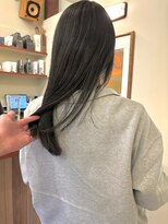 ヒントステーション(HINTSTATION)&nbsp;〈浅草 半個室〉艶ロング/カーキグレー