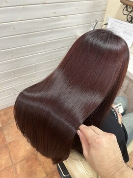 アボックス(abox) ブリーチなし/カシス/ワインレッド/ピンク