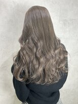 ルノン(LUNON)&nbsp;ミルクティーグレージュ/ケアブリーチ/ダブルカラー/オージュア