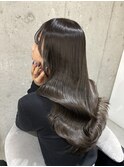 艶感アッシュブラウン