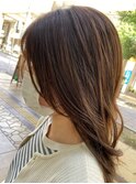 『関口』顔まわりカット♪/ショコラブラウン/似合わせカラー