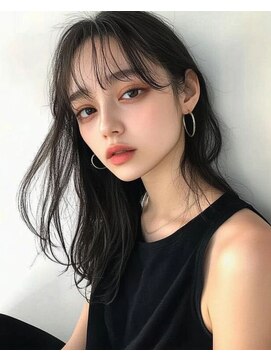 リノショアーズ 元町店(RINOSHORES) ブルーブラック艶感’ゆるふわレイヤー美肌透明感カラー