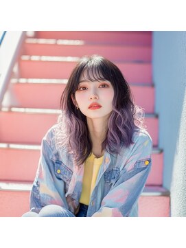 グラッジ 池袋(GLADGE) ラヴェンダー、ブリーチカラー、ダブルカラー