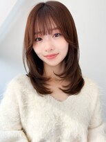 スタートウキョウ 渋谷(STAR TOKYO)&nbsp;韓国風レイヤーエアリーワンカールナチュラルストレート後れ毛