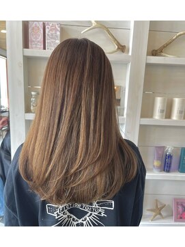 ヘアーサロン ヴィアルス 松原店(hair salon VIARS) ナチュラルベージュ×ローレイヤー
