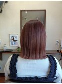 ピンクベージュ☆ボブ