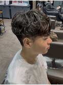 STYLE藤沢メンズカット黒髪40%シャドウパーマ