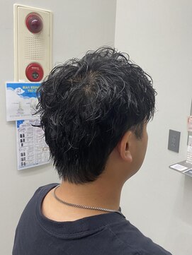 アルター(aL ter) スパイキーショート×ニュアンスパーマ【アルター鎌取店　今吉】