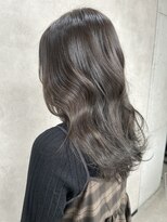 ルノン フィージュ(LUNON fieju)&nbsp;暗めカラーグランマッシュデザインカラーフェイスフレーミング